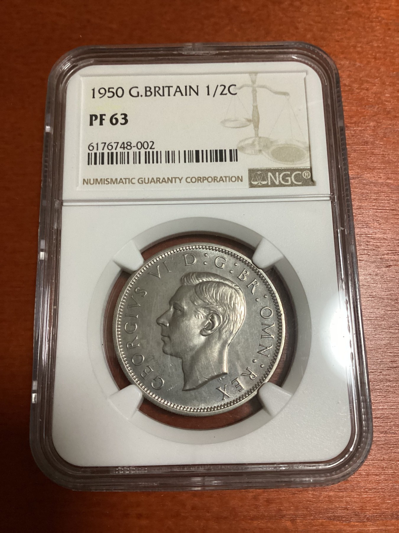 长老汇兔年精选第二场 1950英国乔治六世精制套币9枚，NGC PF63-65分不等，未评级一套价格280美金