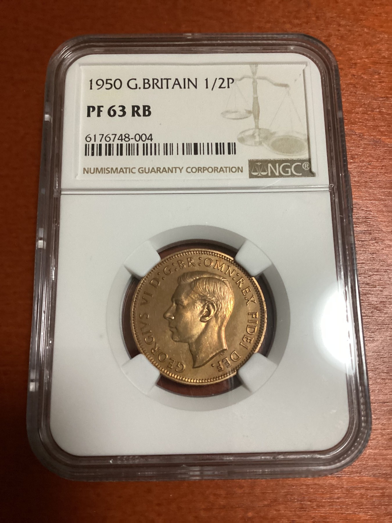 长老汇兔年精选第二场 1950英国乔治六世精制套币9枚，NGC PF63-65分不等，未评级一套价格280美金