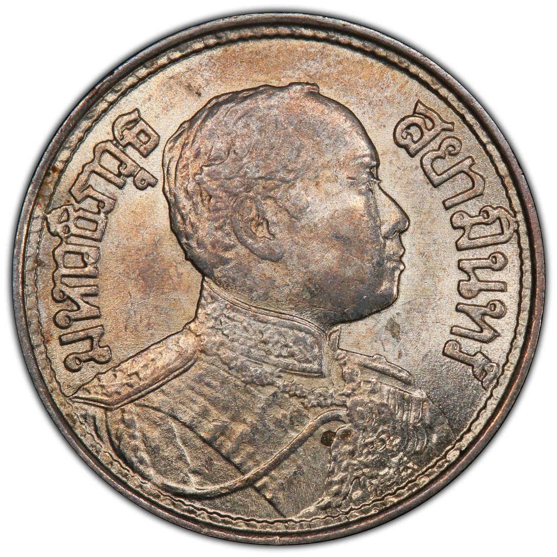 长老汇兔年精选第二场 BE2461 (1918) 泰国拉玛六世1S大象银币，PCGS MS63分，亚军分，更高分仅有三枚，名人藏品，64分6年前3000元成交