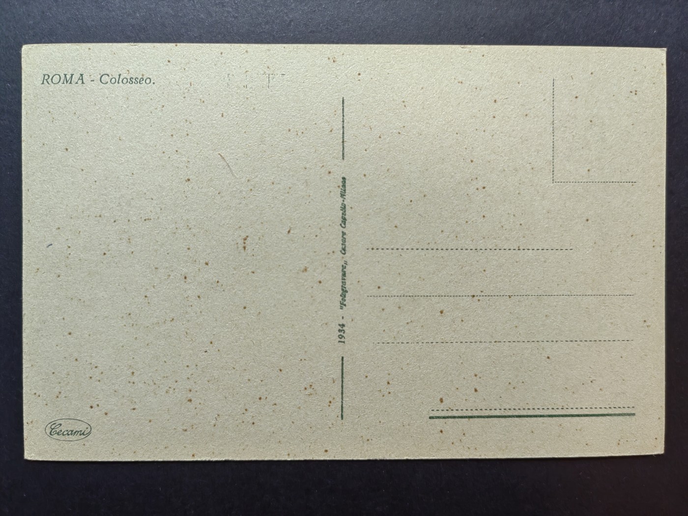 明信片✌（拍卖场）精品🔥专场 第④⑧场 罗马-罗马斗兽场