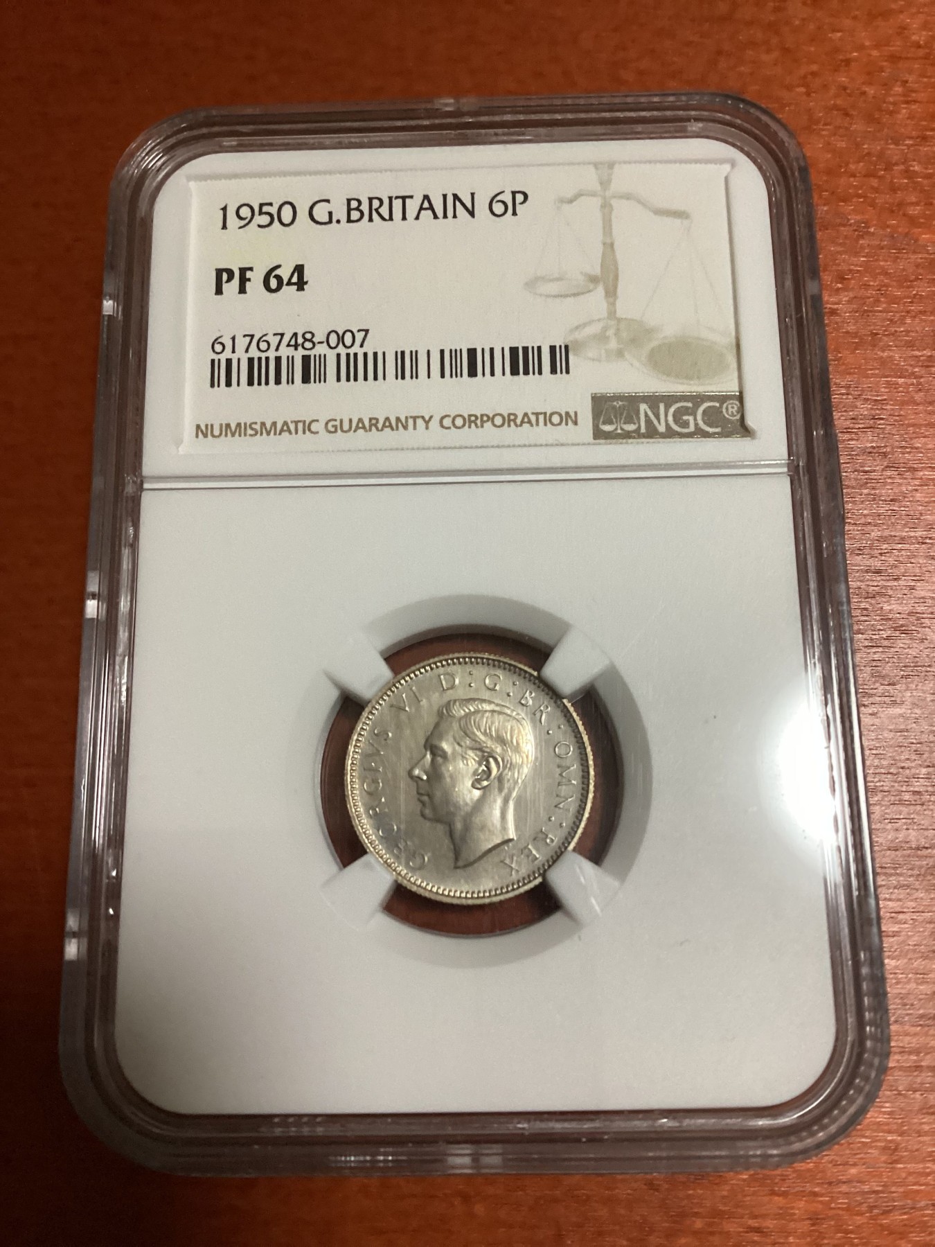 长老汇兔年精选第二场 1950英国乔治六世精制套币9枚，NGC PF63-65分不等，未评级一套价格280美金