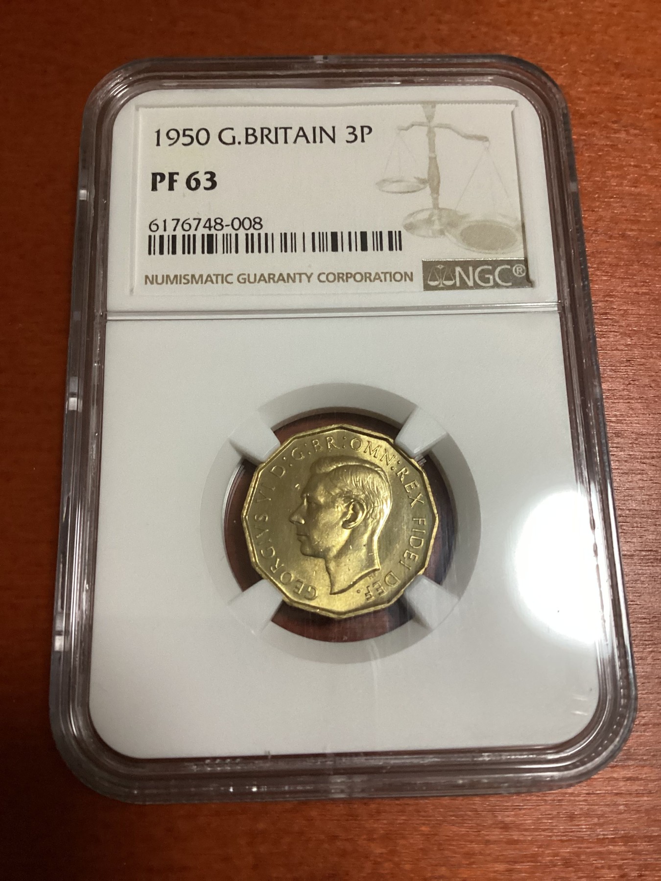 长老汇兔年精选第二场 1950英国乔治六世精制套币9枚，NGC PF63-65分不等，未评级一套价格280美金