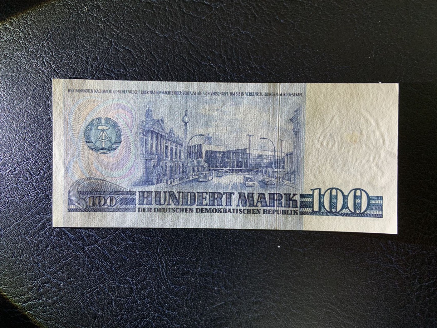 收藏联盟Quantum Auction 第323期拍卖 (需要寄存以及更改收货地址请提前告知) 德国1975年100马克 品相UNC- 东柏林街景 