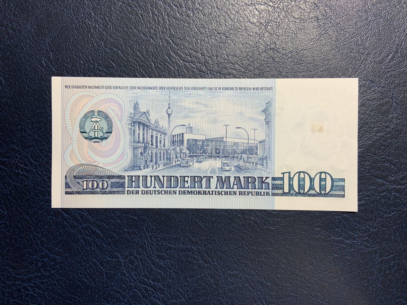 收藏联盟Quantum Auction 第323期拍卖 (需要寄存以及更改收货地址请提前告知) 德国1975年100马克 品相UNC- 东柏林街景 
