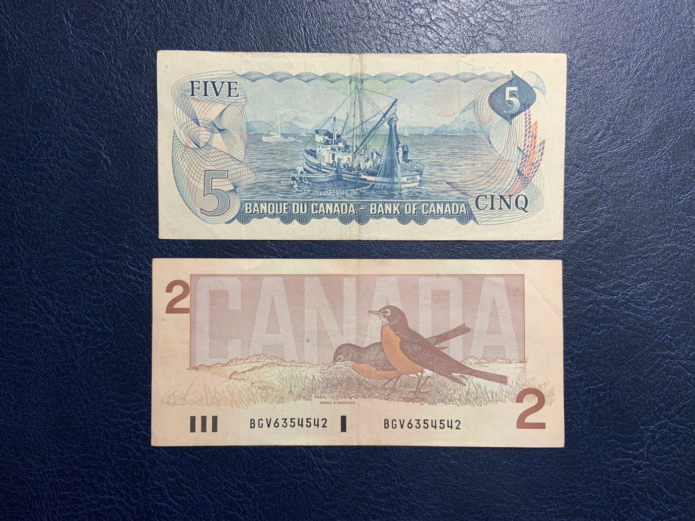 收藏联盟Quantum Auction 第323期拍卖 (需要寄存以及更改收货地址请提前告知) 加拿大1972年5元和1986年2元 品相如图