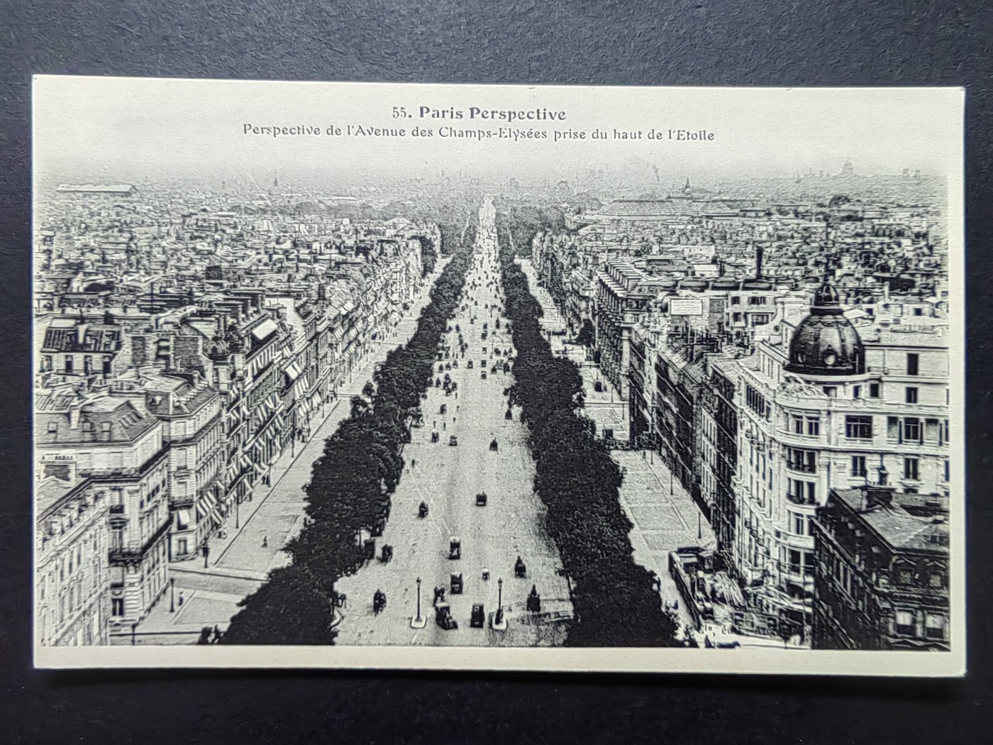 明信片✌（拍卖场）精品🔥专场 第④⑧场 巴黎视角-俯瞰香榭丽舍大街