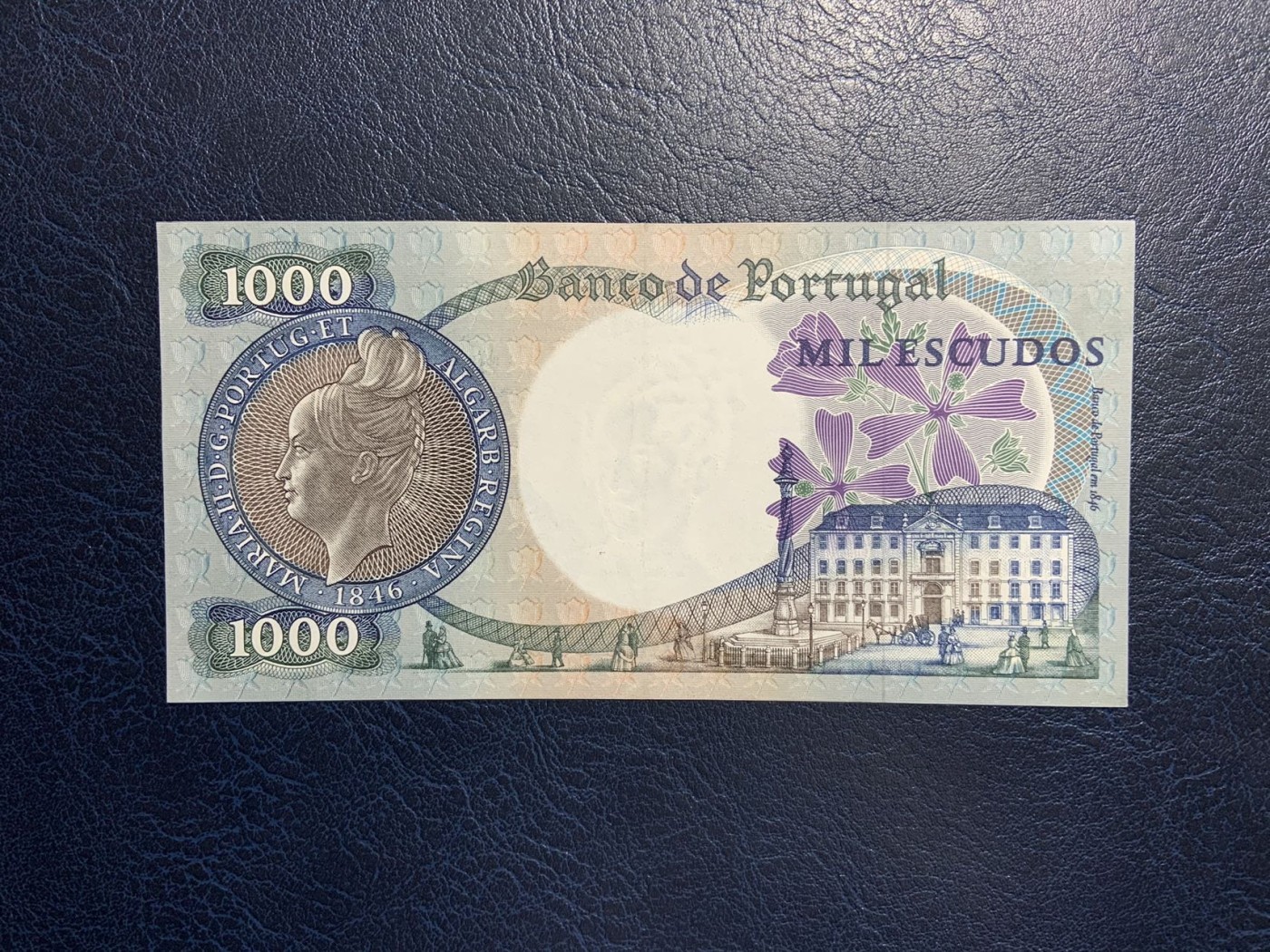 收藏联盟Quantum Auction 第323期拍卖 (需要寄存以及更改收货地址请提前告知) 葡萄牙1967年1000埃斯库多 品相AU 几乎是阶梯号 JEZ代印 女王玛丽亚二世