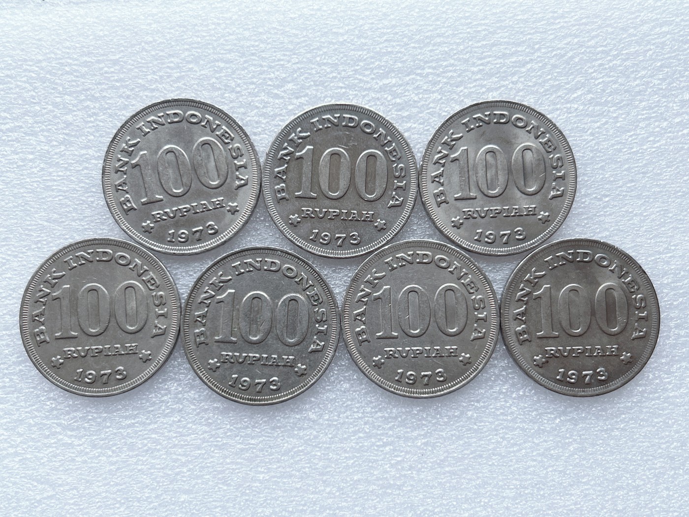 第一海外回流一元起拍收藏 散币专场 第65期 印度尼西亚1973年100卢比 母系米南加保屋 7枚