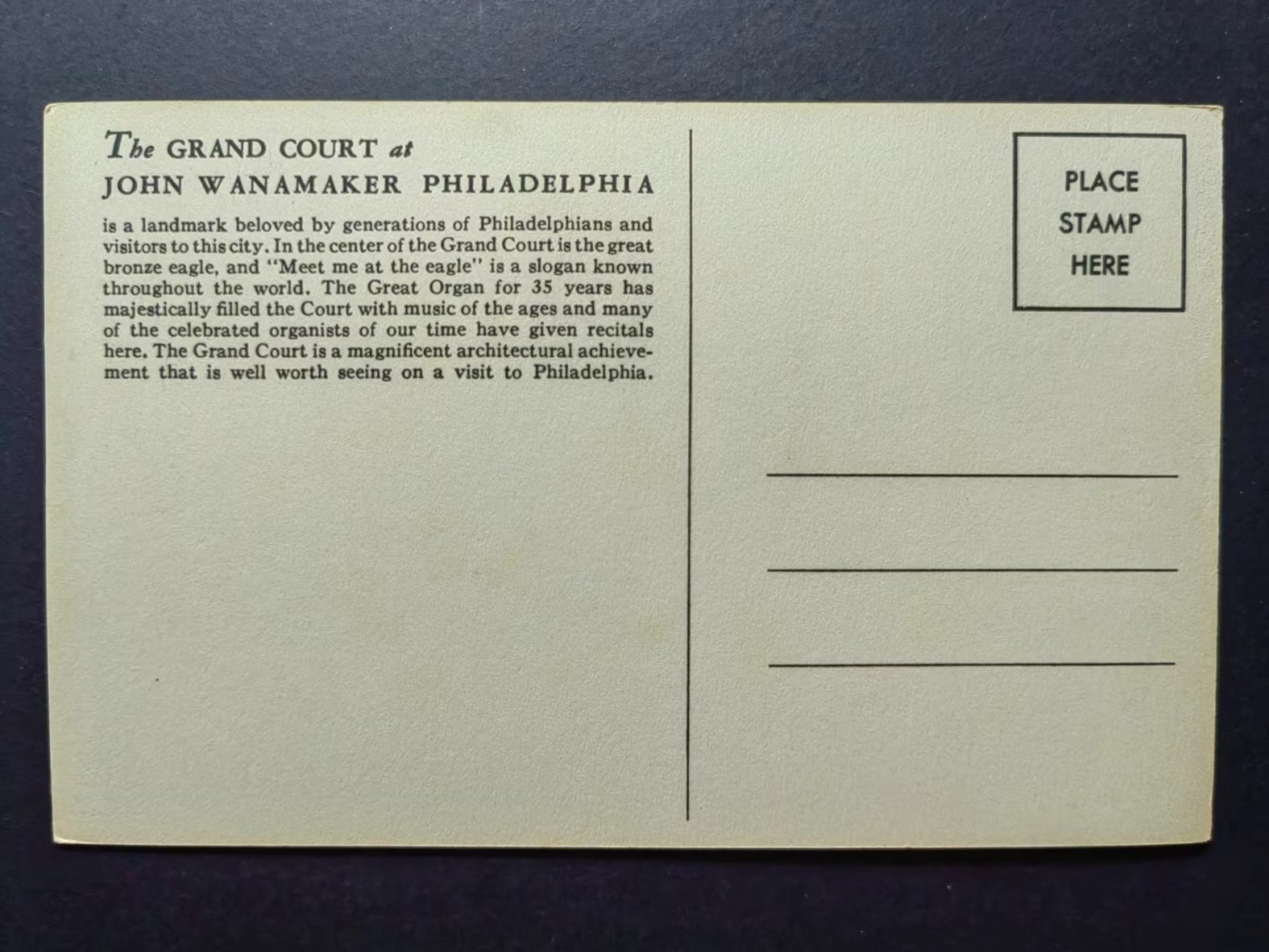 明信片✌（拍卖场）精品🔥专场 第④⑧场 美国大法院绘画