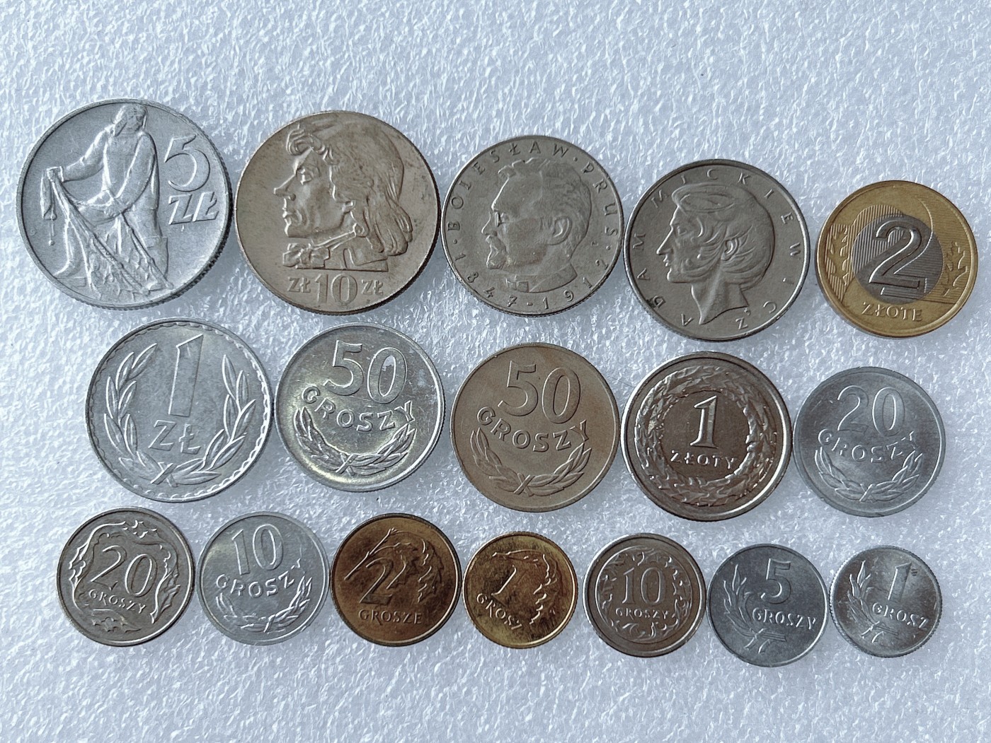 第一海外回流一元起拍收藏 散币专场 第65期 波兰硬币 17枚 无重复