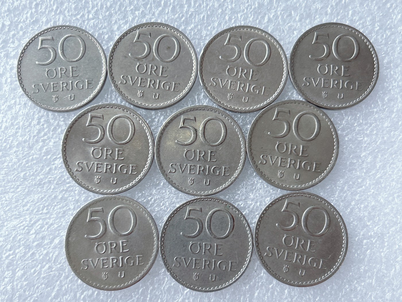 第一海外回流一元起拍收藏 散币专场 第65期 瑞典50欧尔 10枚