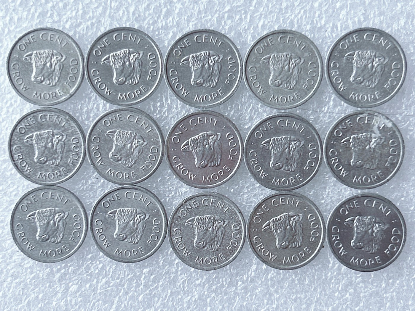 第一海外回流一元起拍收藏 散币专场 第65期 英属塞舌尔1972年1分铝币 15枚