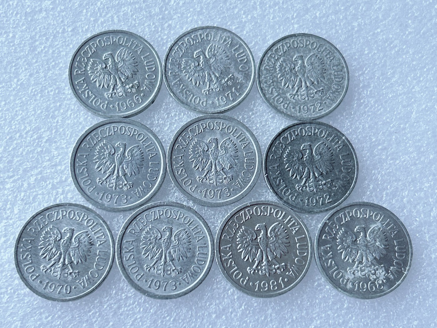 第一海外回流一元起拍收藏 散币专场 第65期 波兰10格罗生铝币 10枚