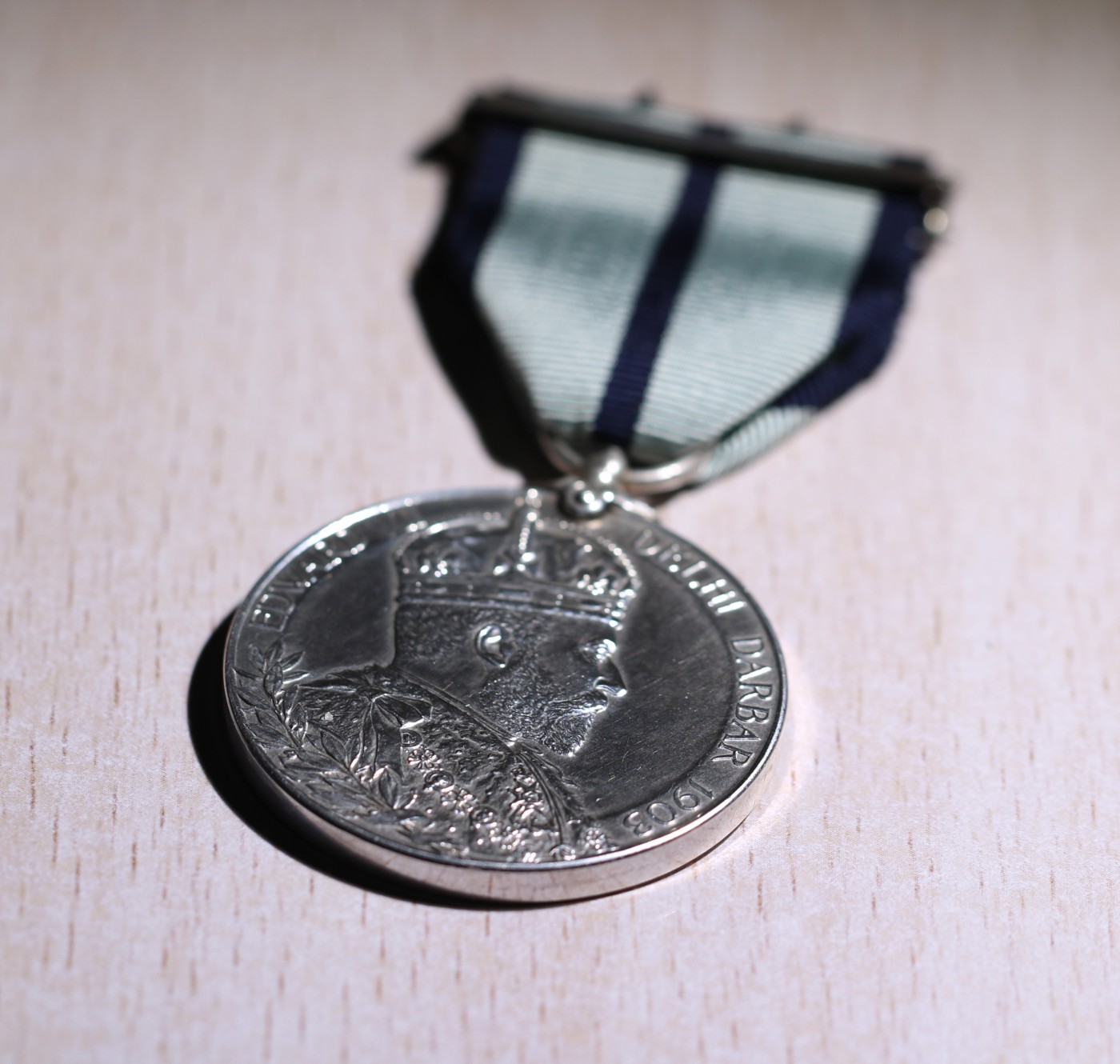 大猫徽章拍卖第241期  英国🇬🇧 爱德华七世 德里 杜巴银质奖章