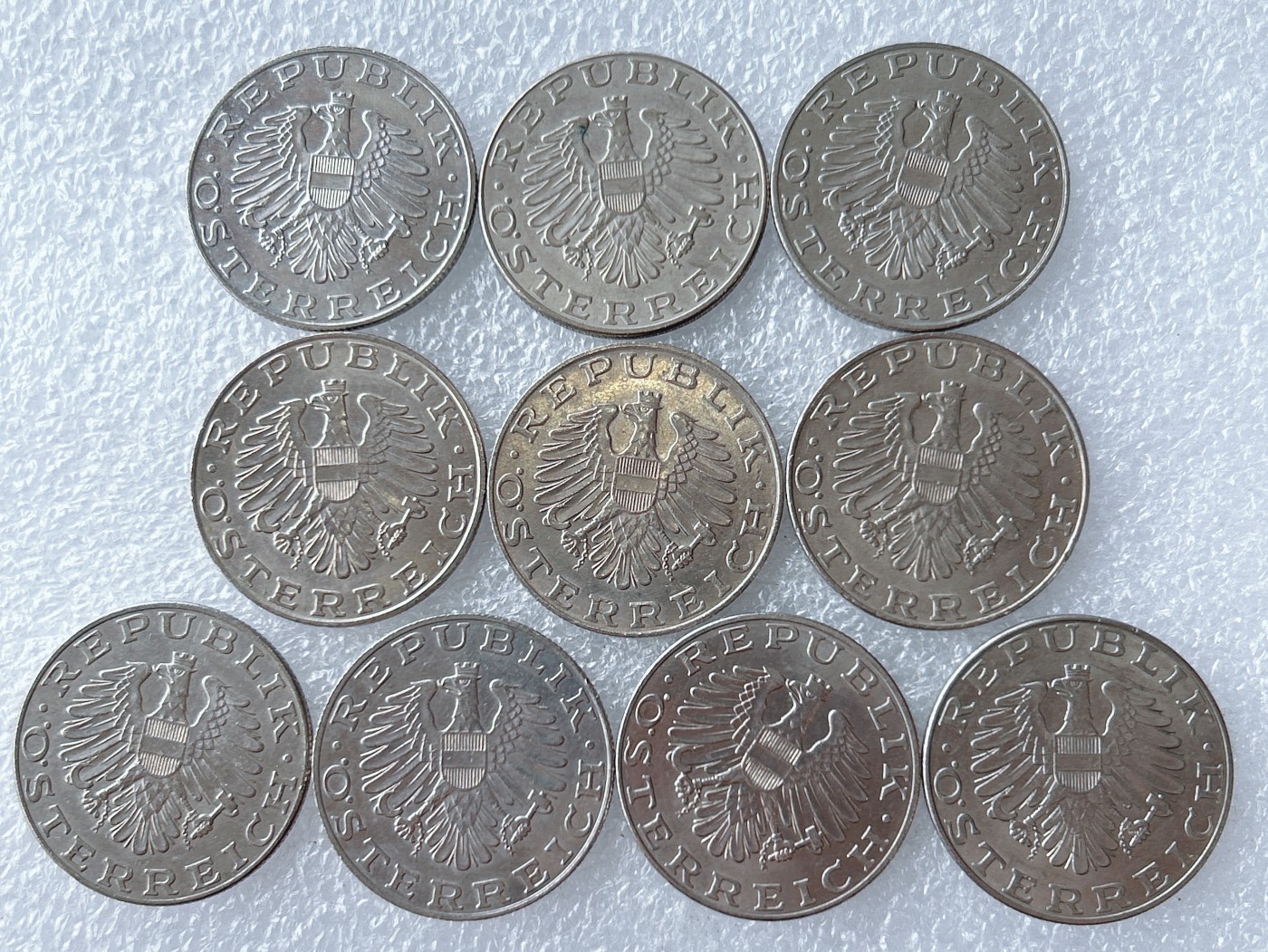 第一海外回流一元起拍收藏 散币专场 第65期 奥地利10先令硬币瓦豪女士 10枚