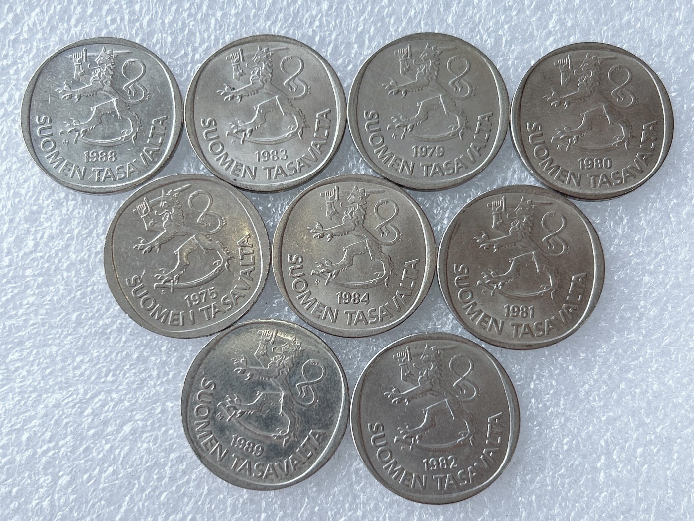 第一海外回流一元起拍收藏 散币专场 第65期 芬兰1马克 9枚