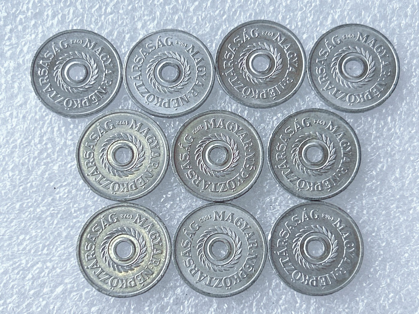 第一海外回流一元起拍收藏 散币专场 第65期 匈牙利2费勒铝币 10枚