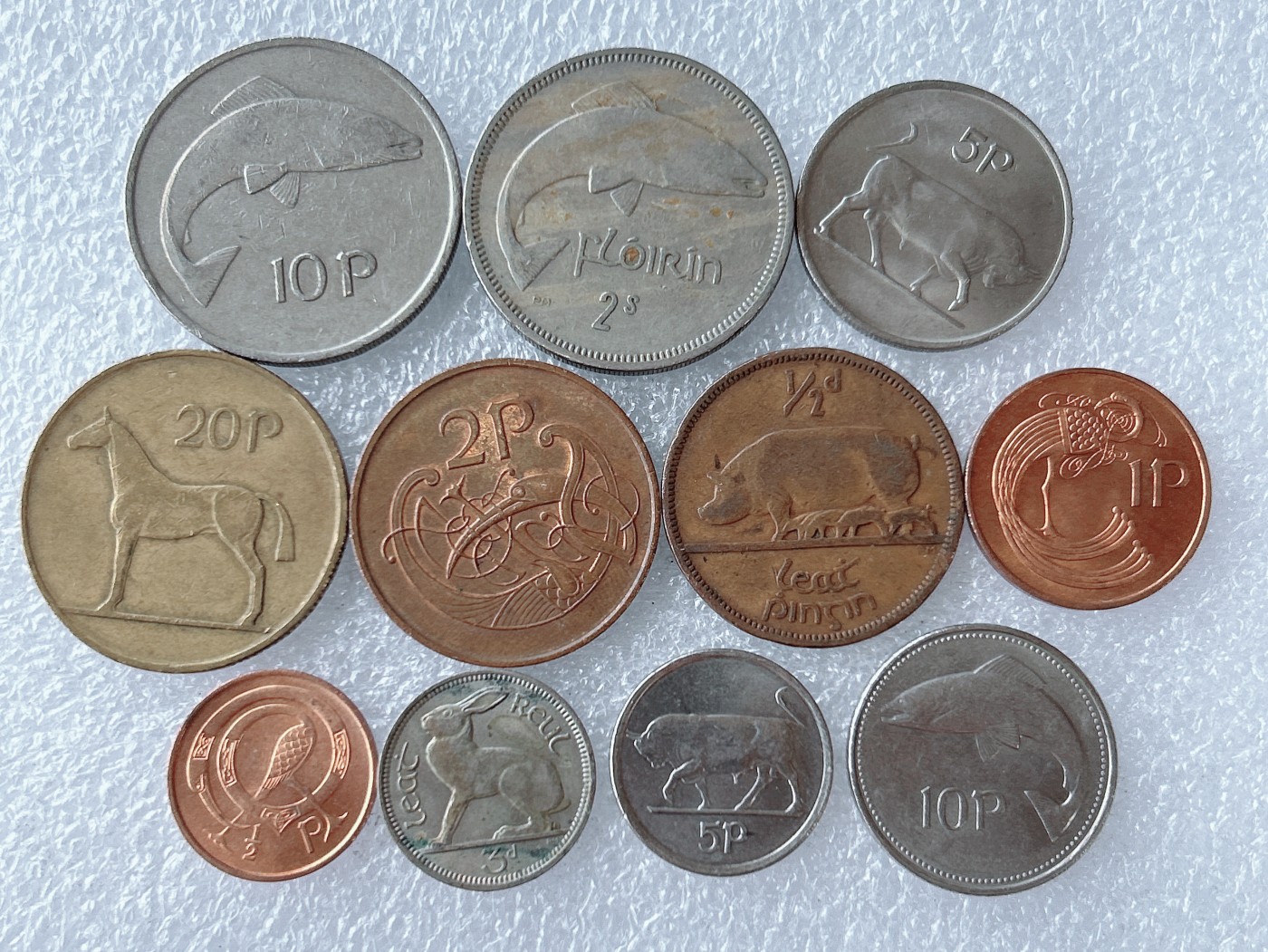 第一海外回流一元起拍收藏 散币专场 第65期 爱尔兰硬币 11枚