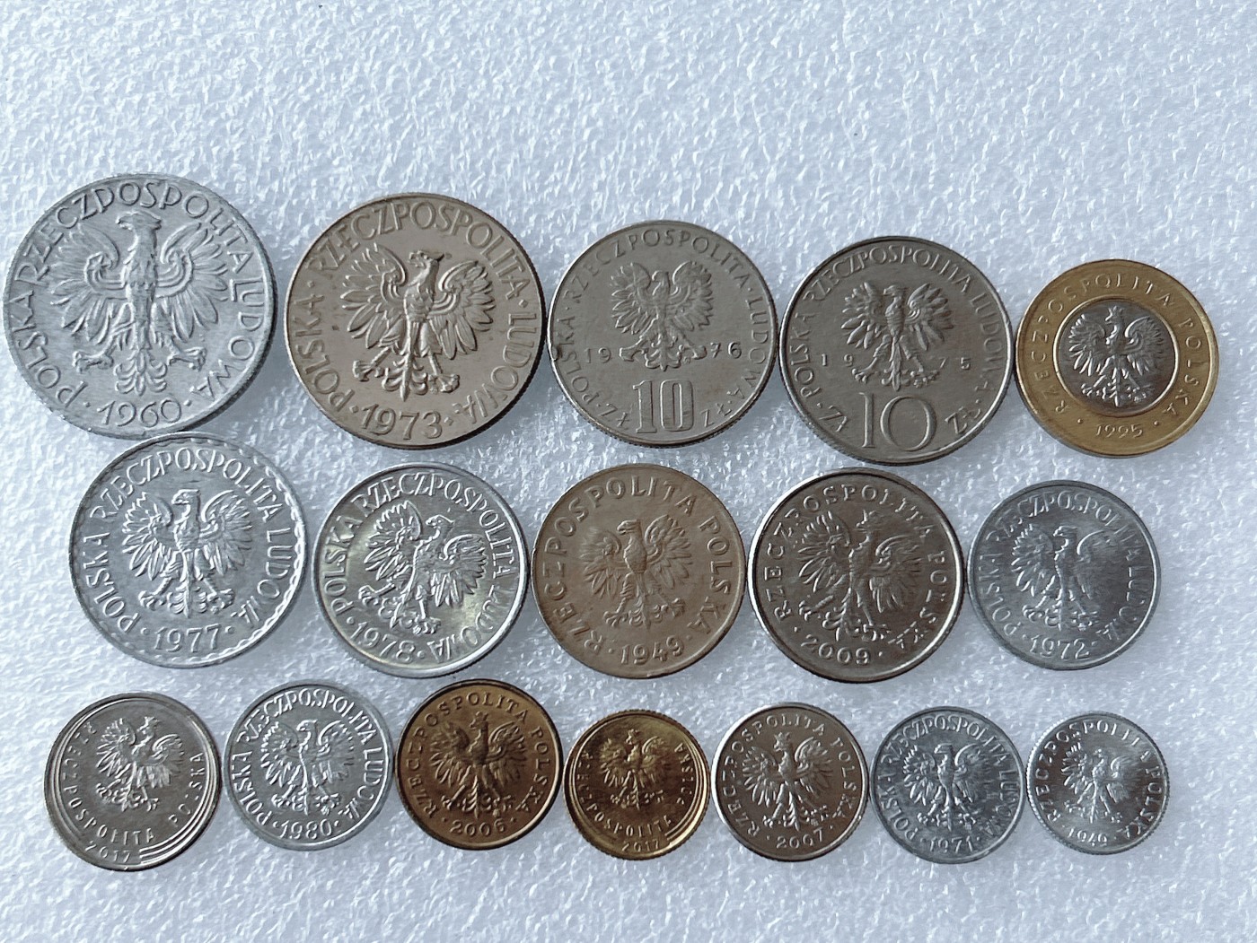 第一海外回流一元起拍收藏 散币专场 第65期 波兰硬币 17枚 无重复