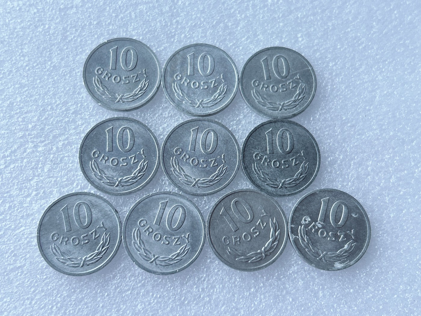 第一海外回流一元起拍收藏 散币专场 第65期 波兰10格罗生铝币 10枚