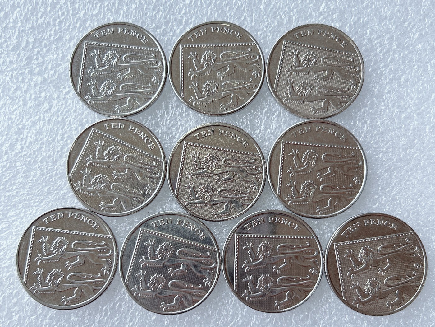 第一海外回流一元起拍收藏 散币专场 第65期 英国10便士 10枚