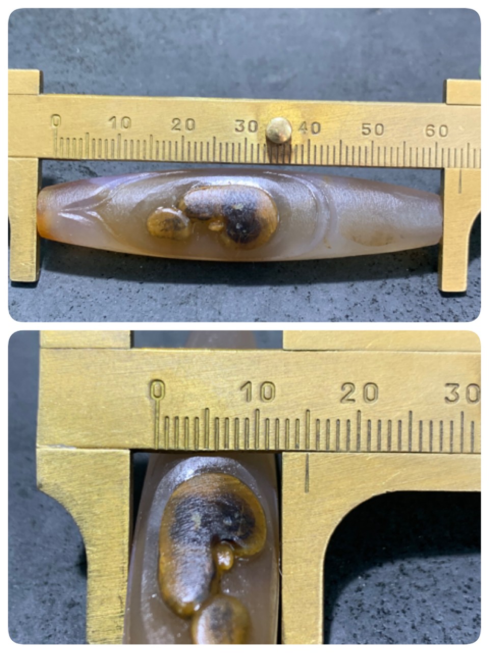 精美亚光原皮高玉化巴西玛瑙手工俏色巧雕无相佛吊坠（把件）一个！