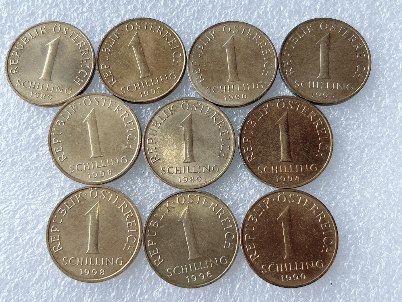第一海外回流一元起拍收藏 散币专场 第65期 奥地利1先令 10枚