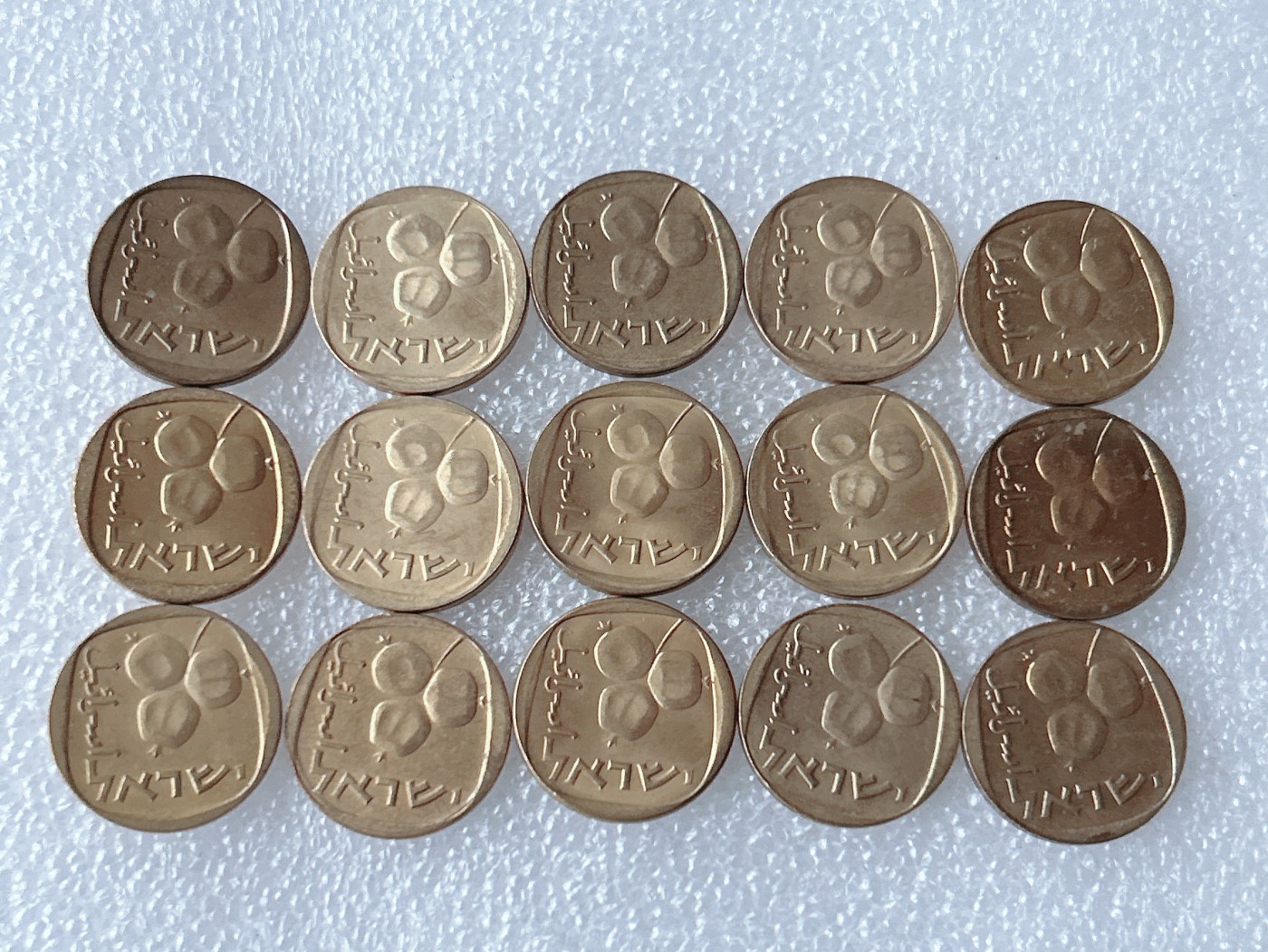第一海外回流一元起拍收藏 散币专场 第67期 以色列5阿格洛 15枚