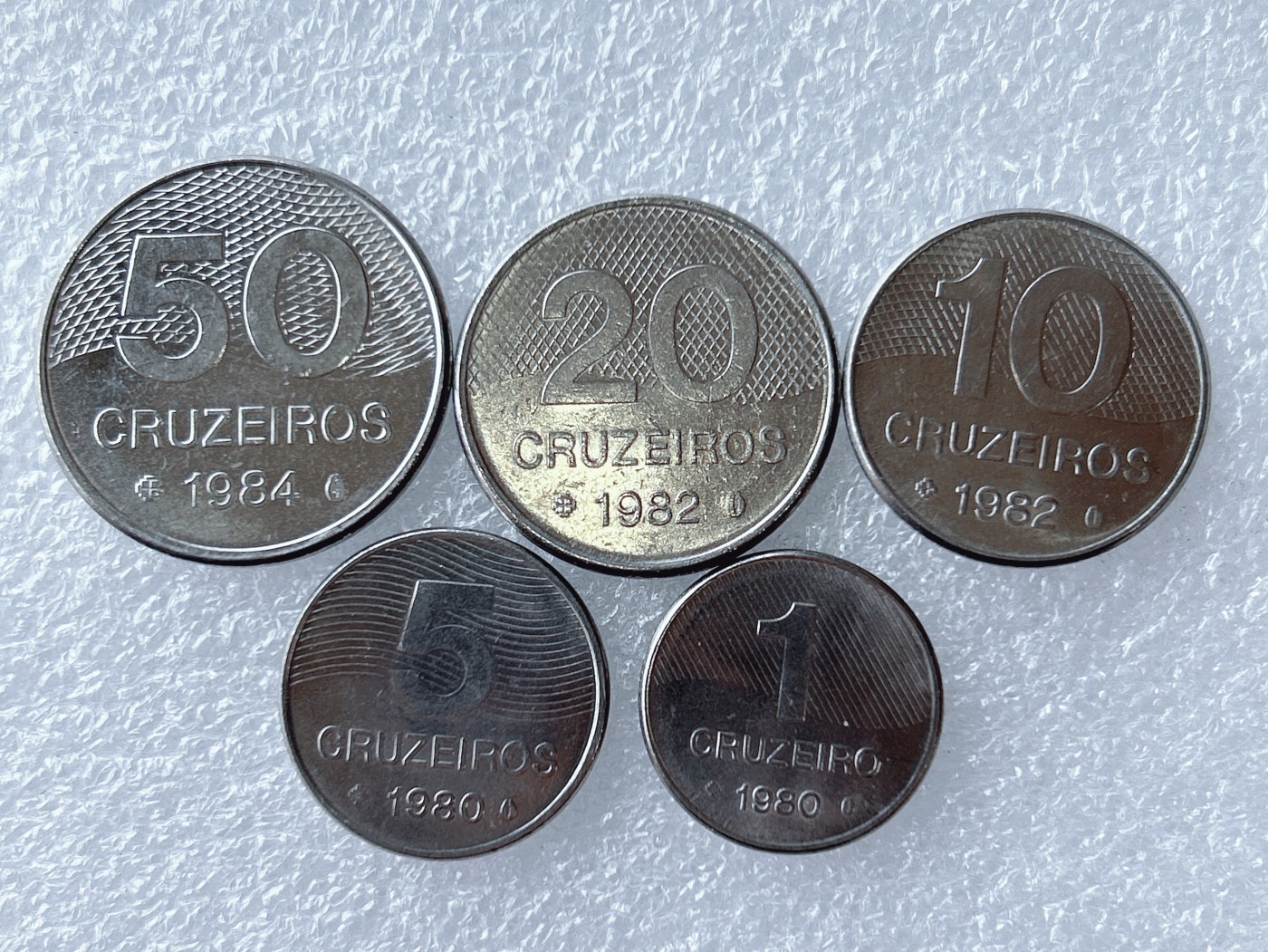 第一海外回流一元起拍收藏 散币专场 第67期 巴西硬币5枚套