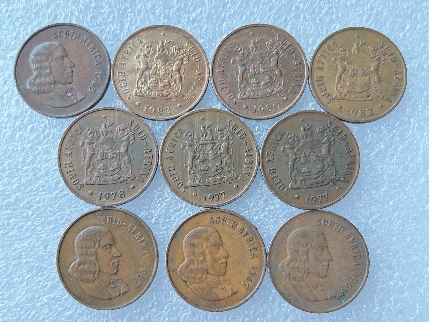 第一海外回流一元起拍收藏 散币专场 第67期 南非2分 10枚