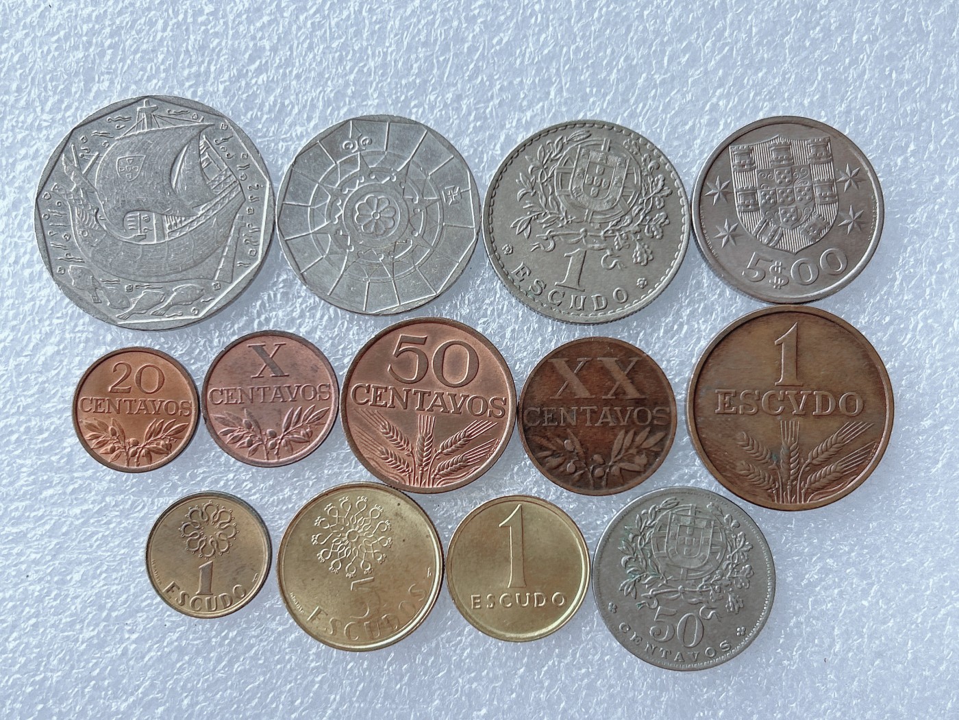 第一海外回流一元起拍收藏 散币专场 第67期 葡萄牙硬币 13枚 无重复