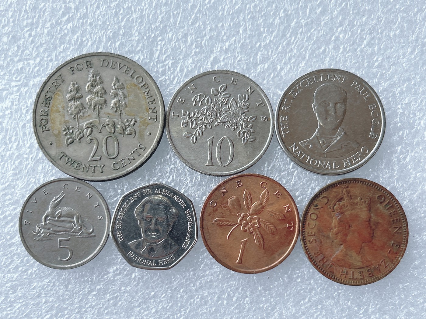 第一海外回流一元起拍收藏 散币专场 第67期 牙买加硬币 7枚