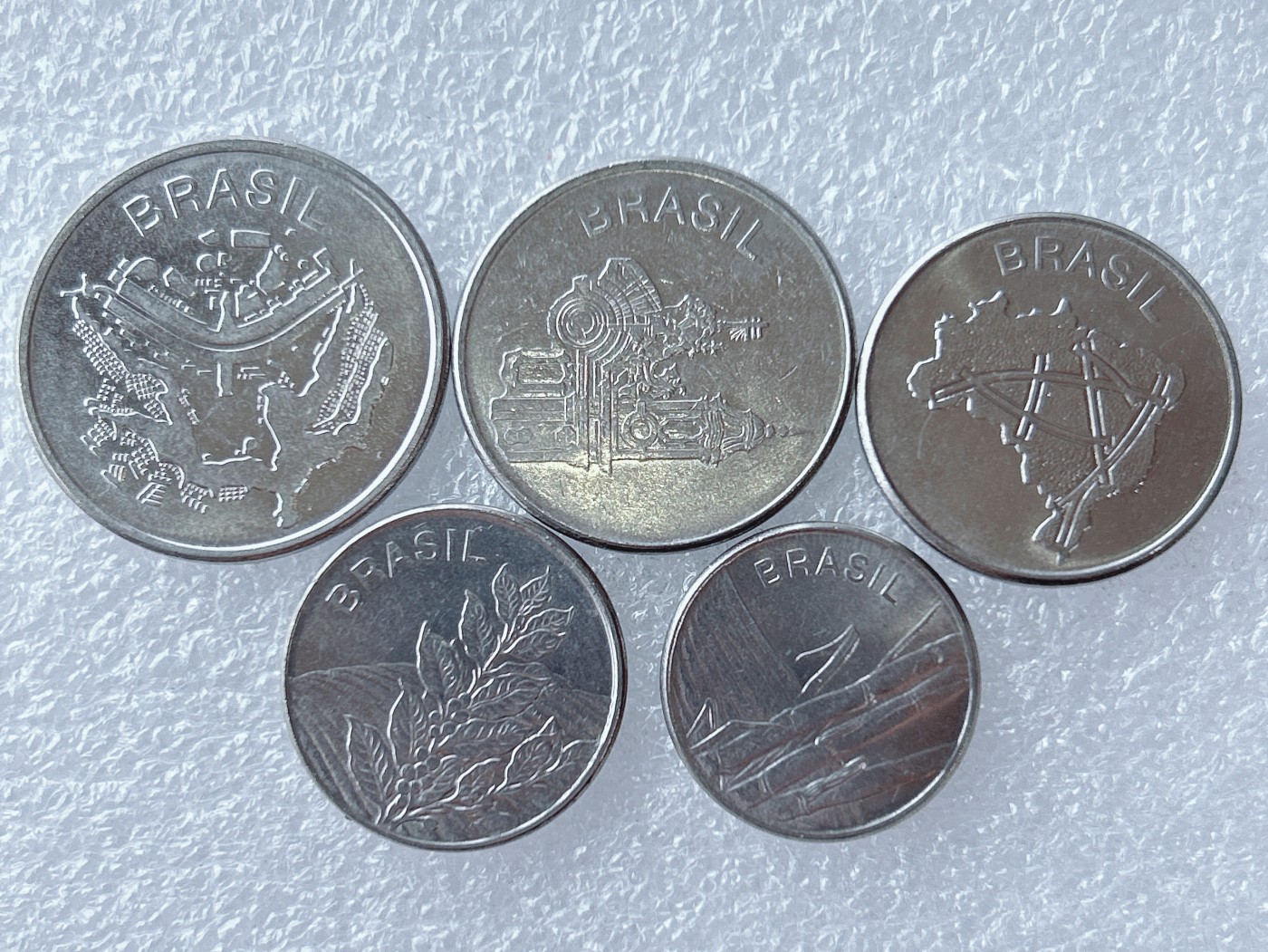 第一海外回流一元起拍收藏 散币专场 第67期 巴西硬币5枚套
