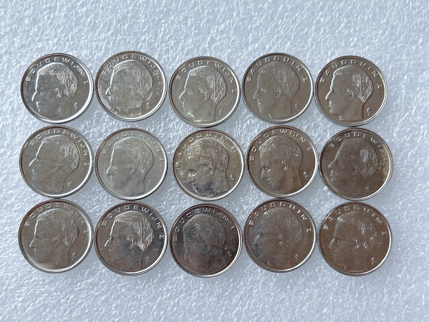 第一海外回流一元起拍收藏 散币专场 第67期 比利时1法郎 15枚