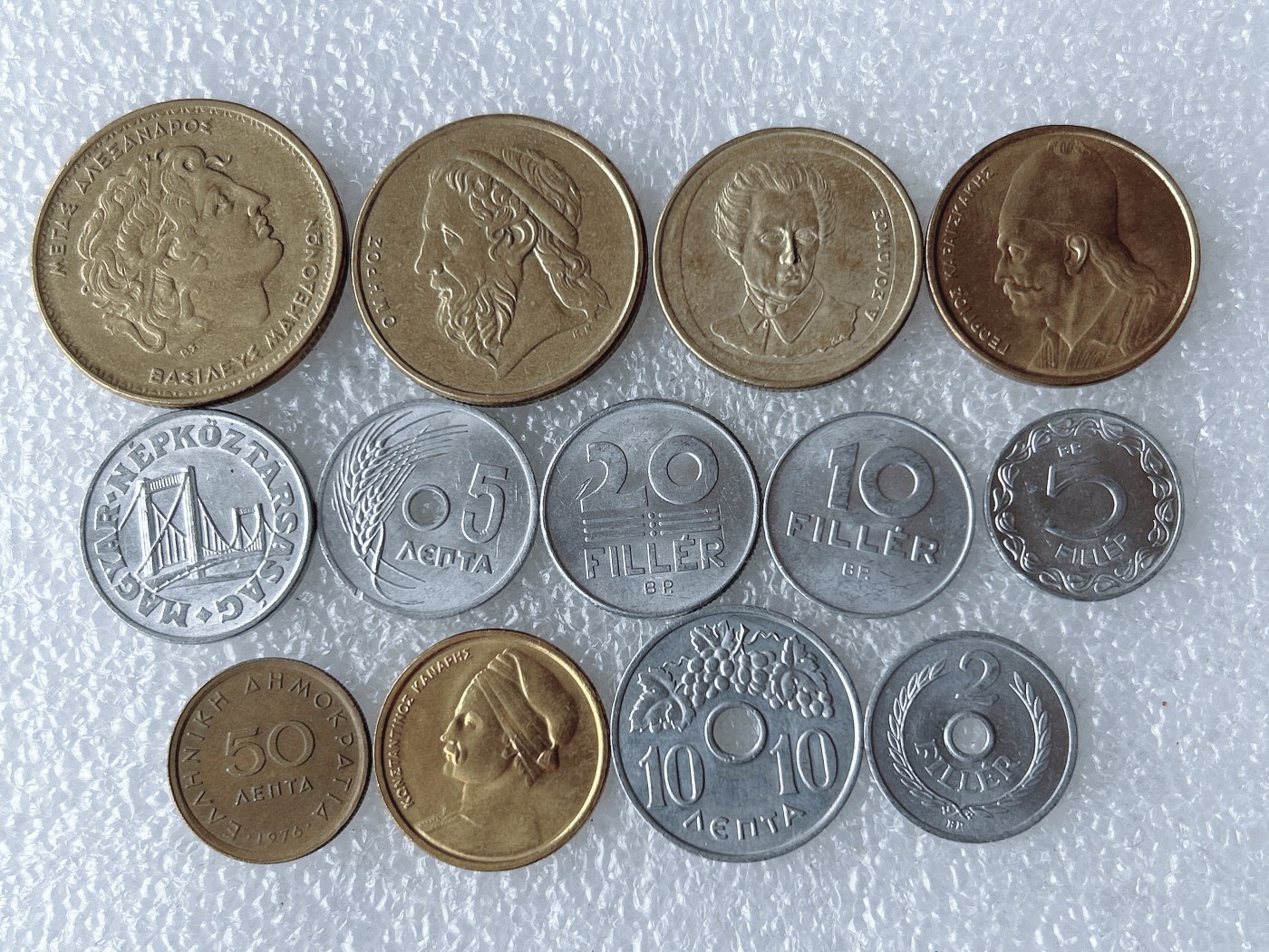 第一海外回流一元起拍收藏 散币专场 第67期 希腊硬币 13枚 无重复