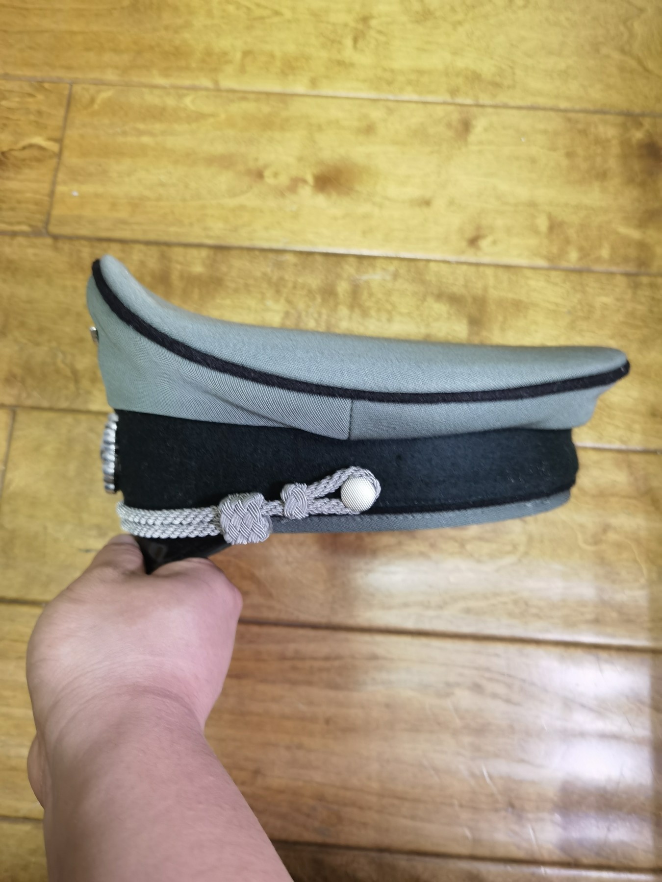 全场0起！0押金拍卖！大陆勋赏俱乐部第十期拍卖 （复制品）二战德国M36军官大檐帽