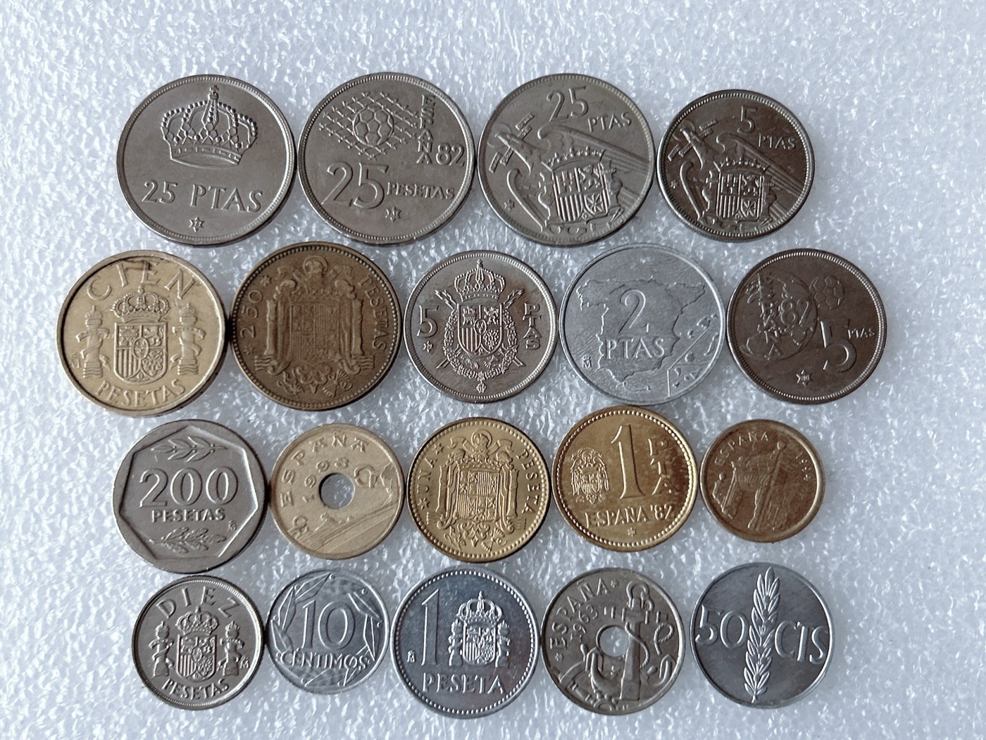 第一海外回流一元起拍收藏 散币专场 第67期 西班牙硬币 19枚 无重复