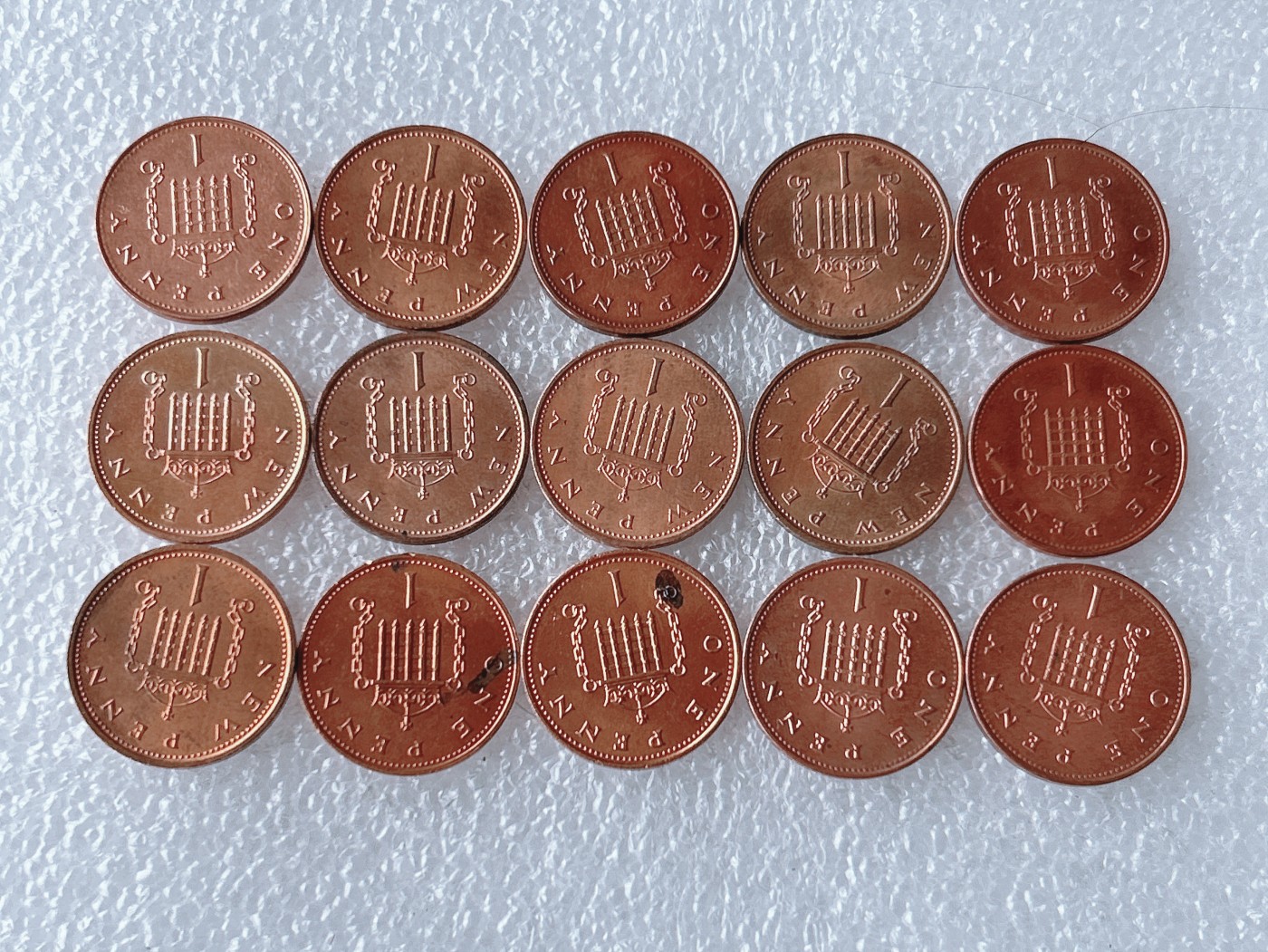 第一海外回流一元起拍收藏 散币专场 第67期 英国1便士 15枚