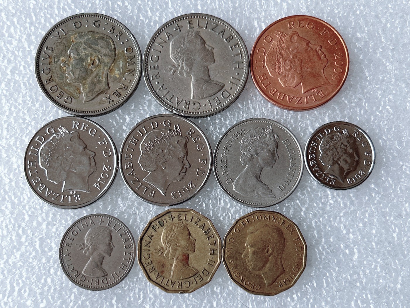 第一海外回流一元起拍收藏 散币专场 第67期 英国硬币 10枚