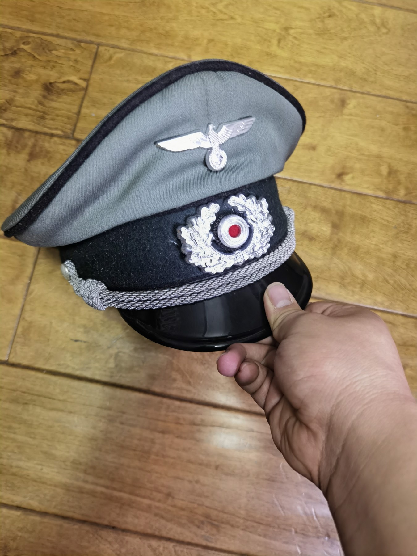全场0起！0押金拍卖！大陆勋赏俱乐部第十期拍卖 （复制品）二战德国M36军官大檐帽