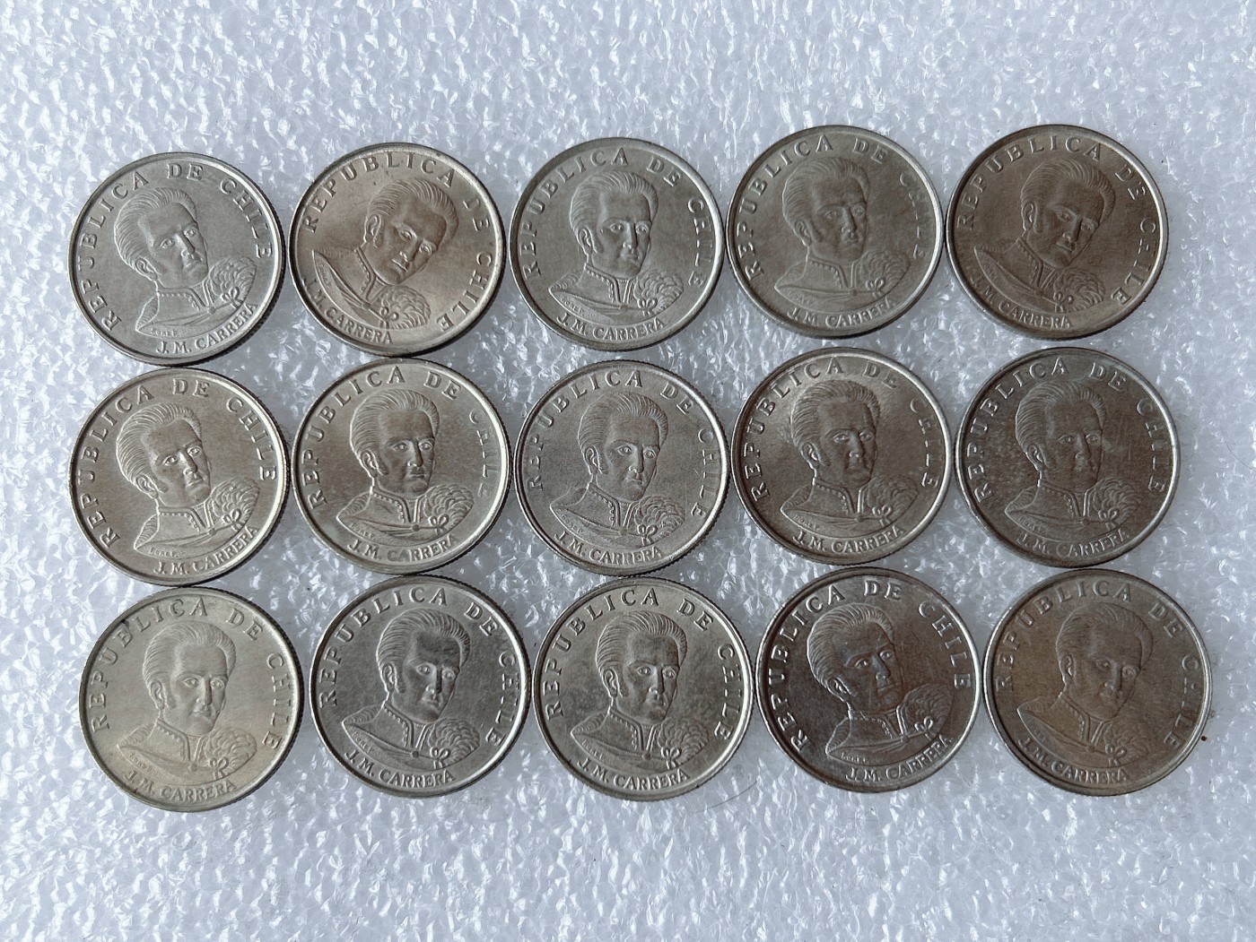 第一海外回流一元起拍收藏 散币专场 第67期 智利1埃斯库多 15枚