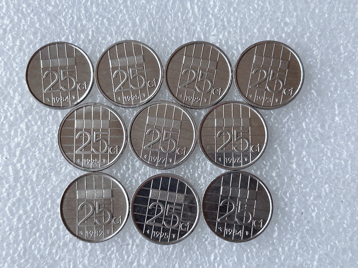 第一海外回流一元起拍收藏 散币专场 第67期 荷兰25分贝娅半脸版 10枚