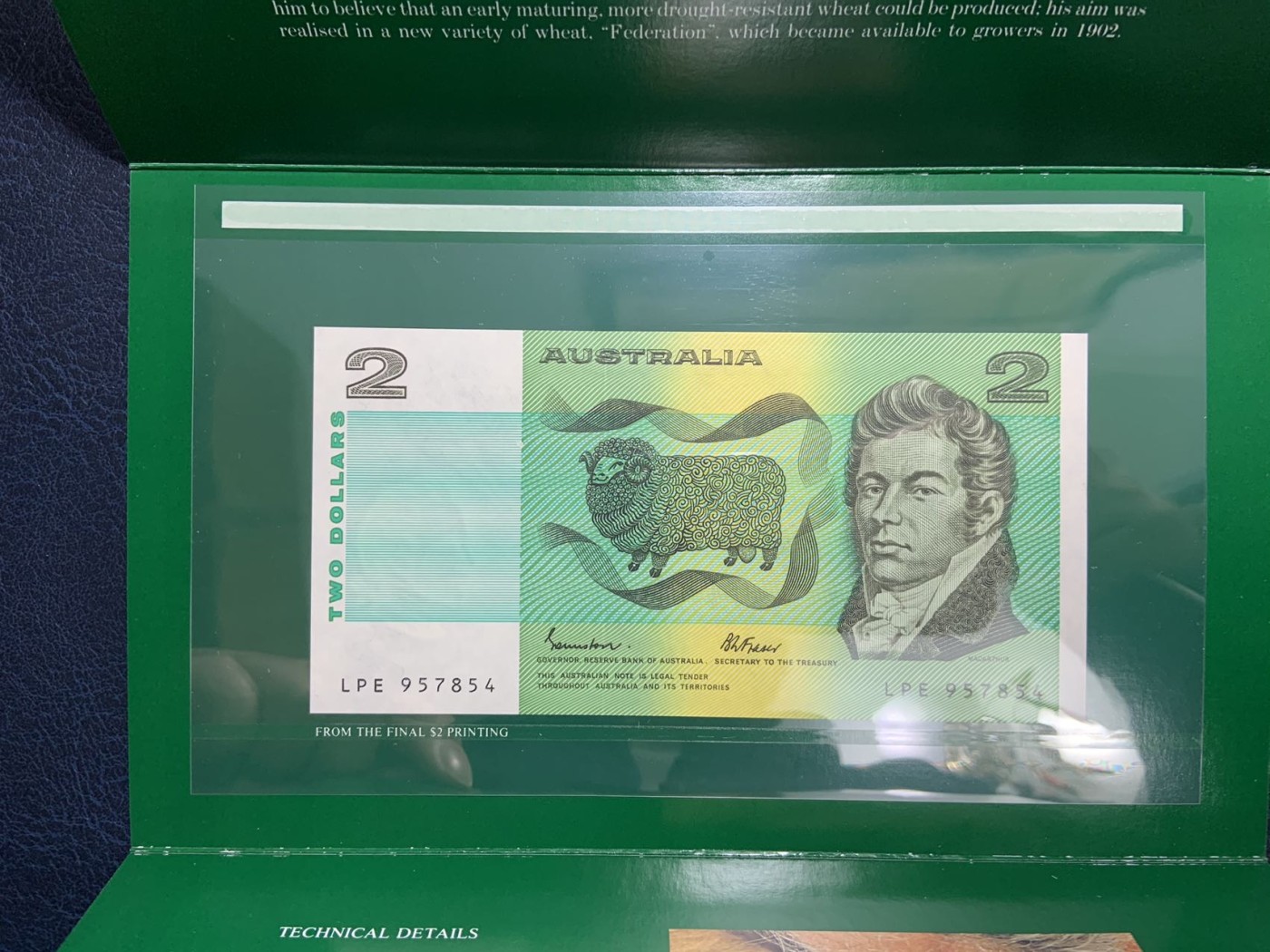 🦩收藏联盟Quantum Auction 第324期拍卖  澳大利亚1988年2元纪念册 品相全新UNC 取自最后一批印刷