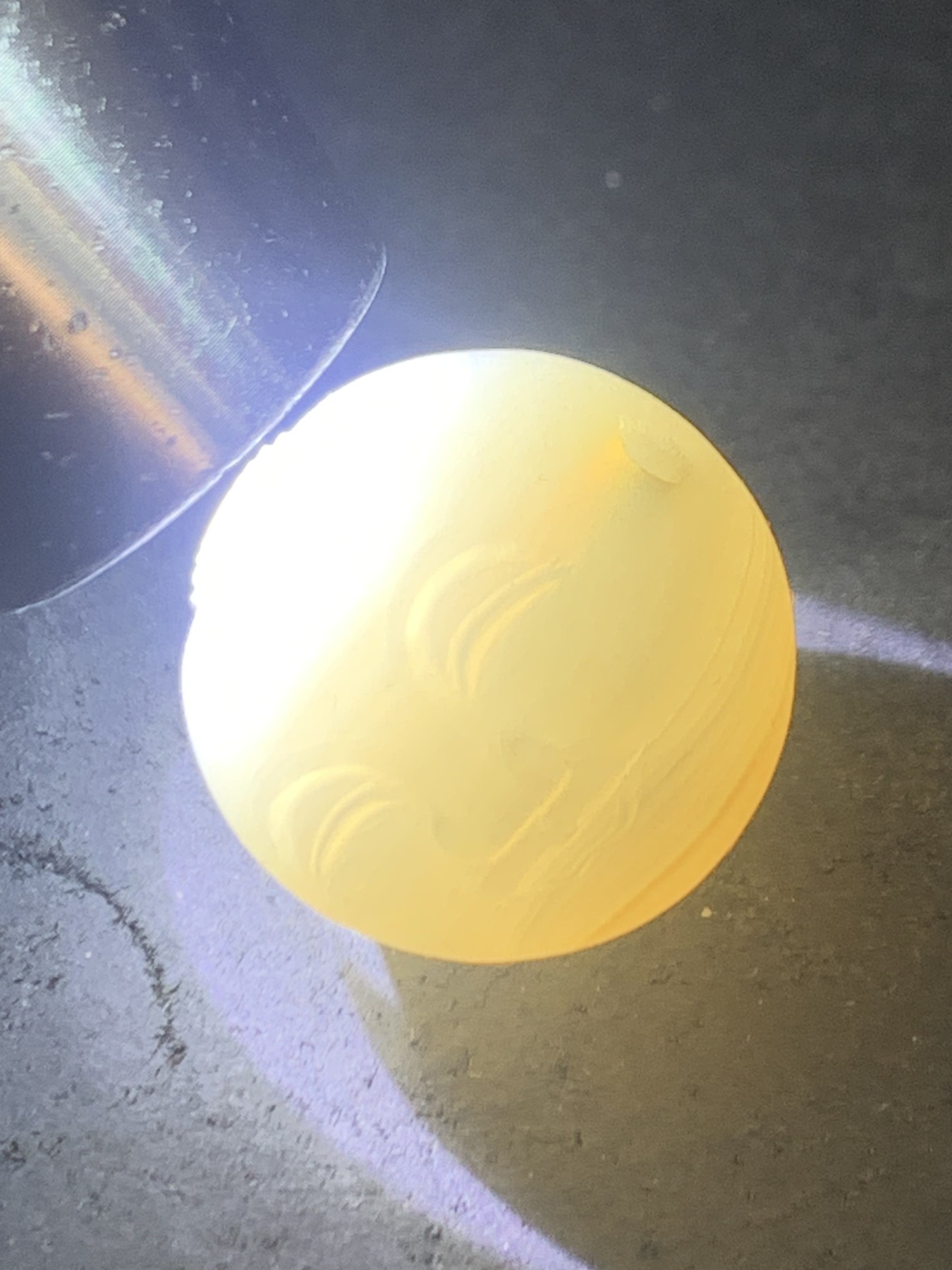精美高玉化亚光海洋玉髓手工俏色童子2.0随形圆珠一个！
