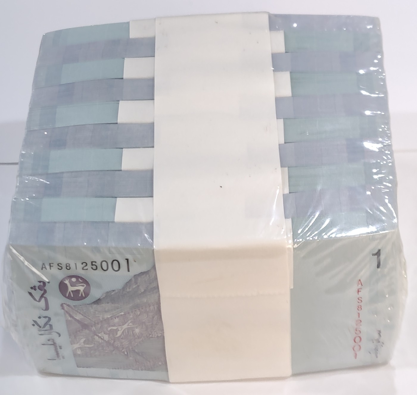 [1000张整梱]全新UNC马来西亚1林吉特纸币2000年亚洲