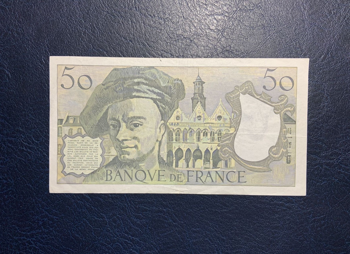 🦩收藏联盟Quantum Auction 第324期拍卖  法国1982年50法郎 非全新 品相如图