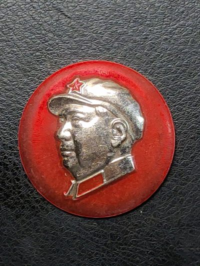 红色收藏毛主席像章专场 - 军装章(盖县民兵第二次职代会纪念)