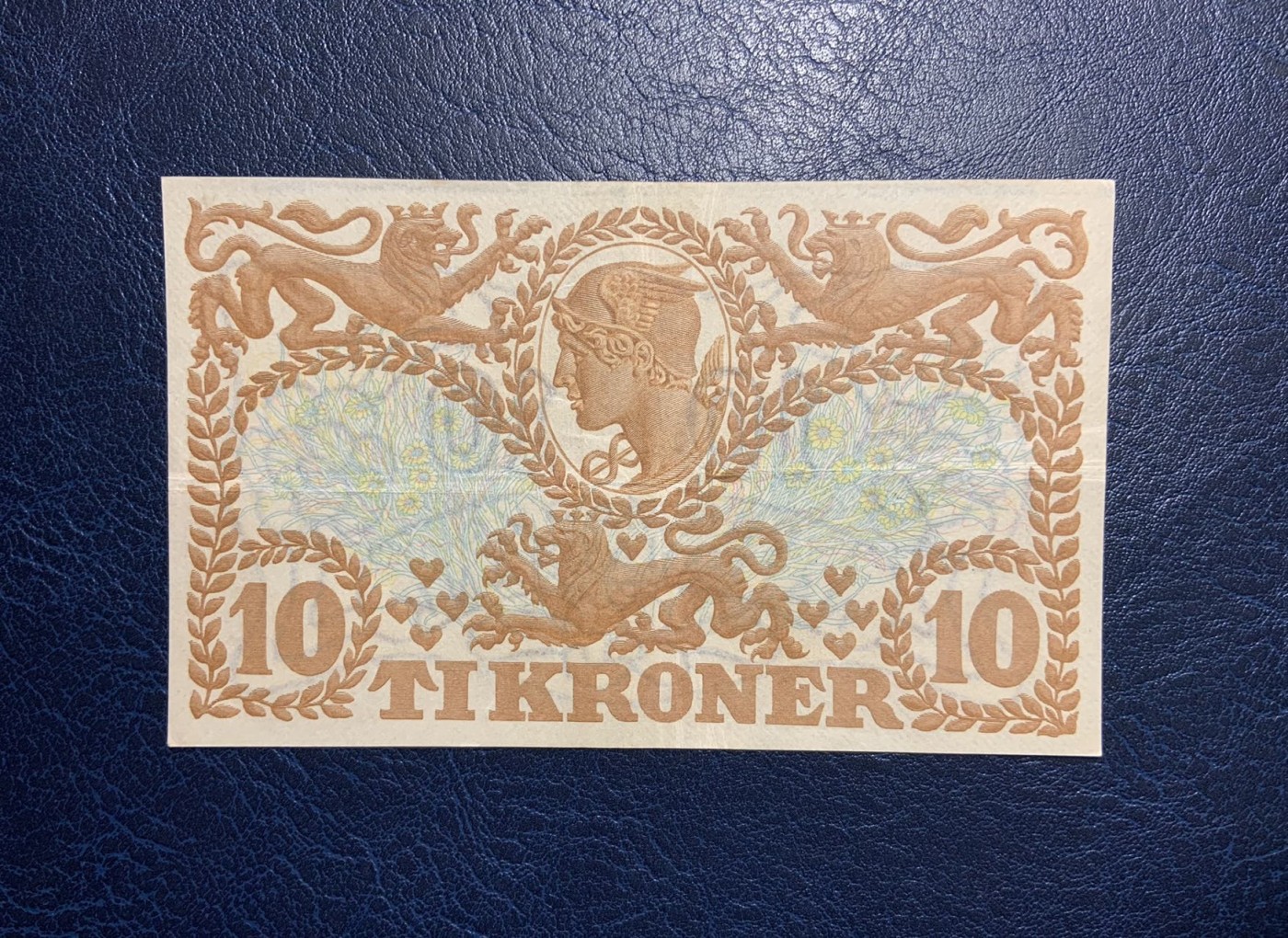 🦩收藏联盟Quantum Auction 第324期拍卖  丹麦1943年10克朗 品相如图 商业之神 墨丘利