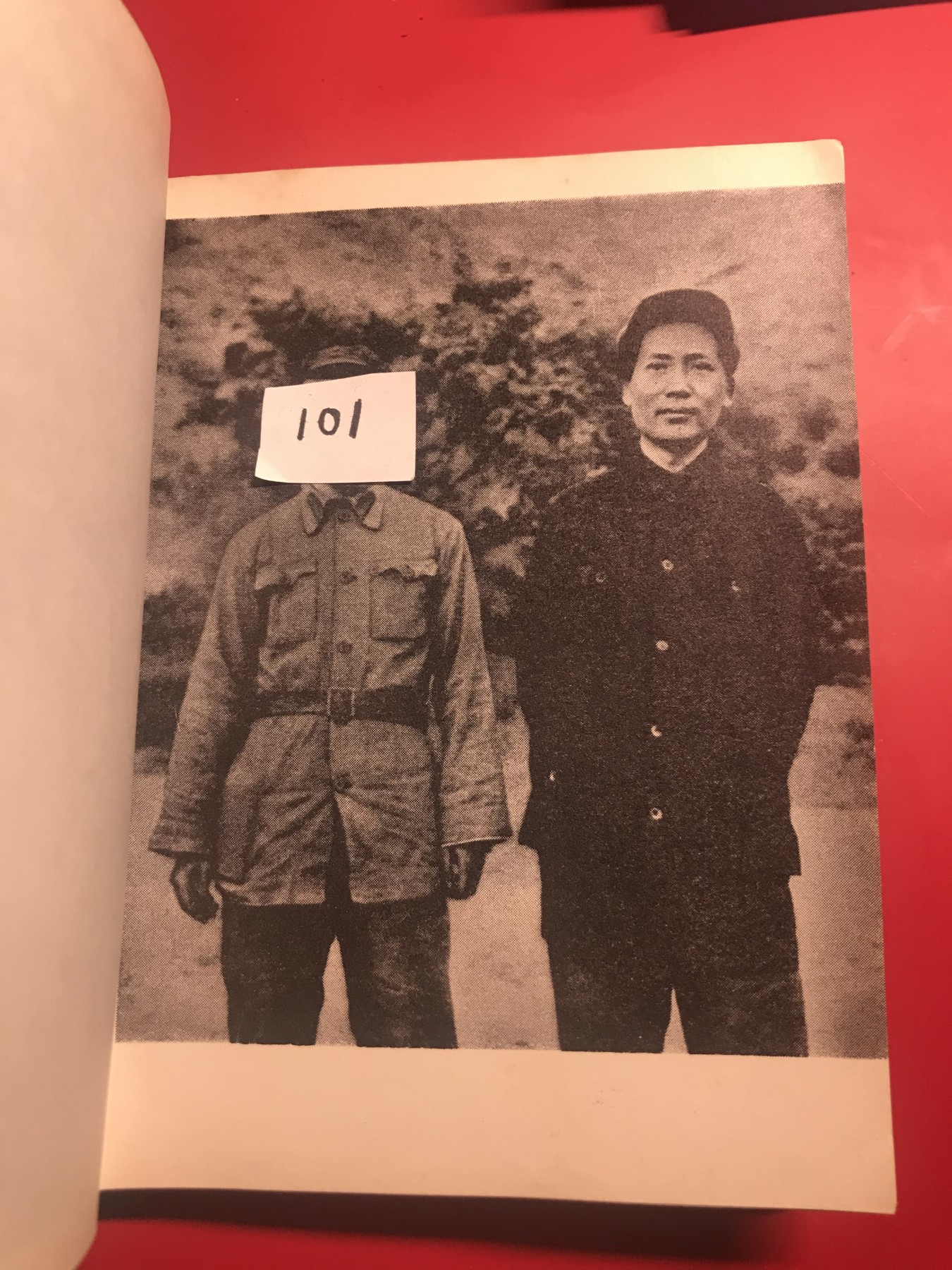 皖江书章，新年拍场，多101 毛主席诗词，两张101。一张没有涂