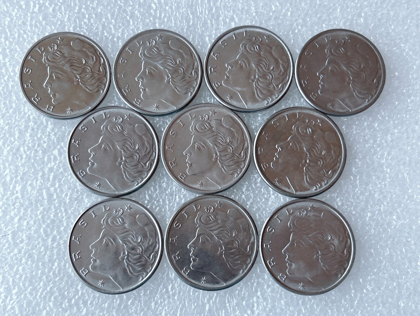 第一海外回流一元起拍收藏 散币专场 第66期 巴西50分 货船起重机.自由女神 10枚